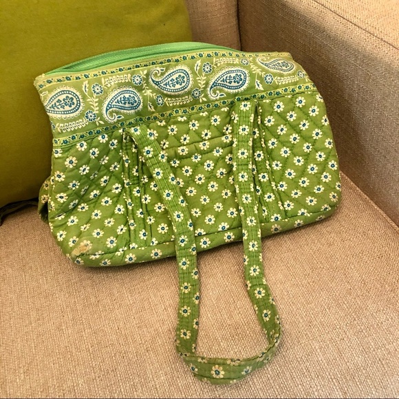 Vera Bradley Handbags - Retired apple green Vera Bradley purse